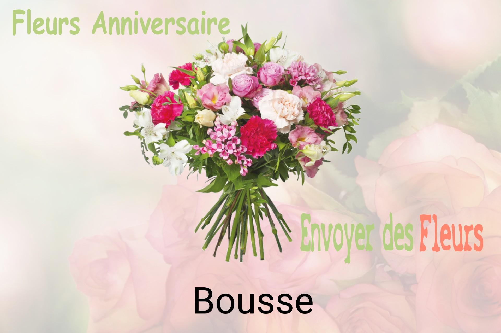 Bouquet de fleurs d’anniversaire livré à Bousse